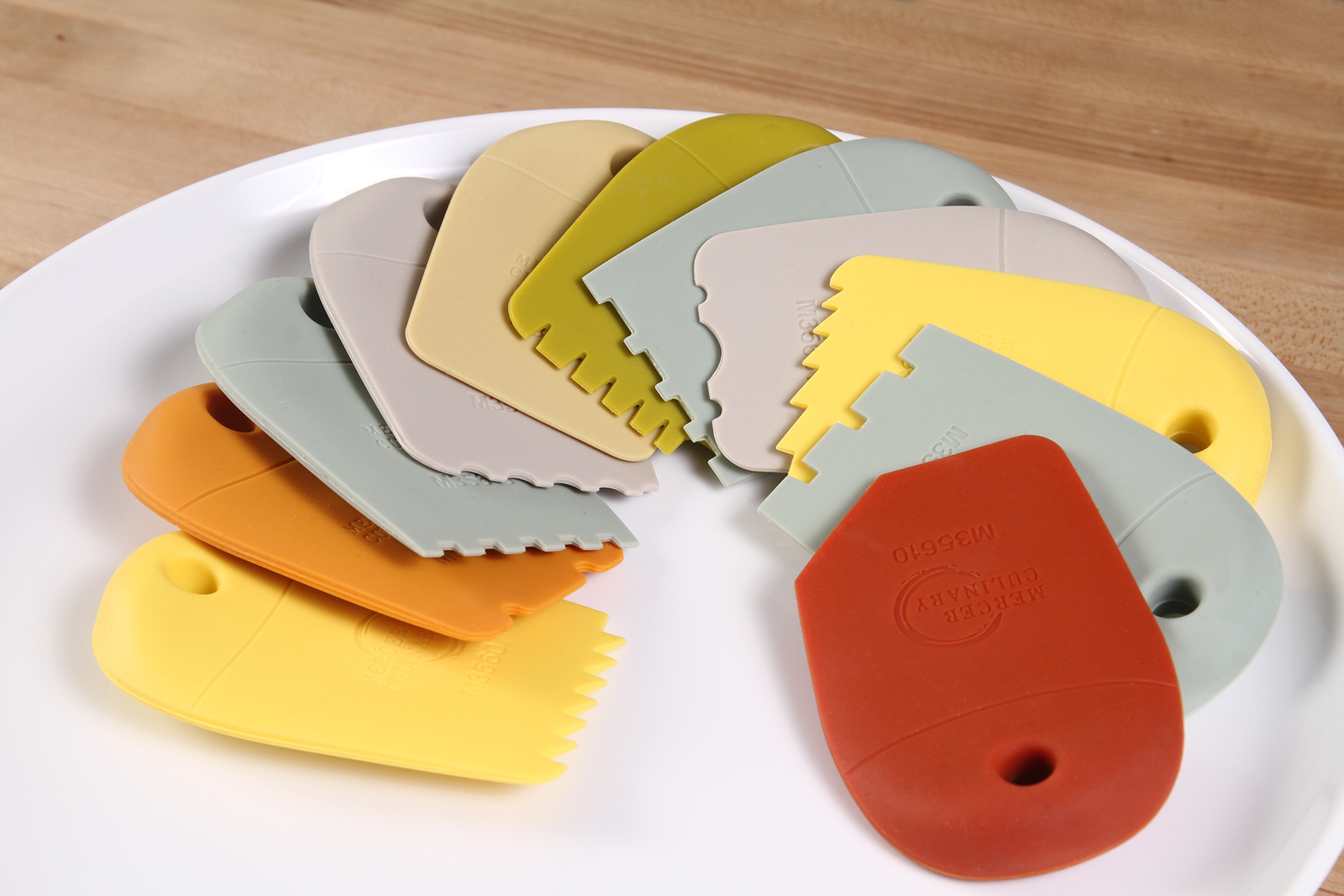 Mercer Culinary Plating Tools - Silicone Plating Wedges