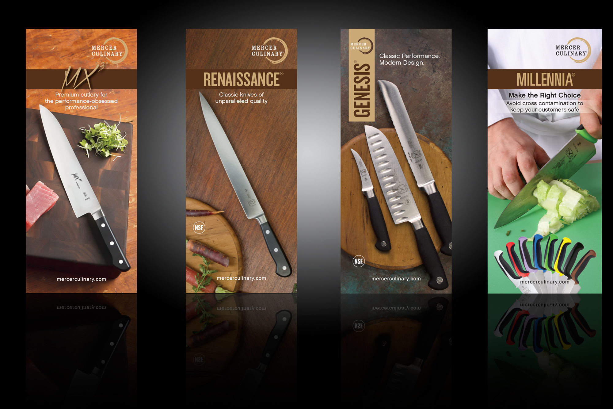 Mercer Culinary Roll up Banners